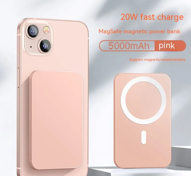 Magnetic 5000mAh Fast Charge Power Bank™